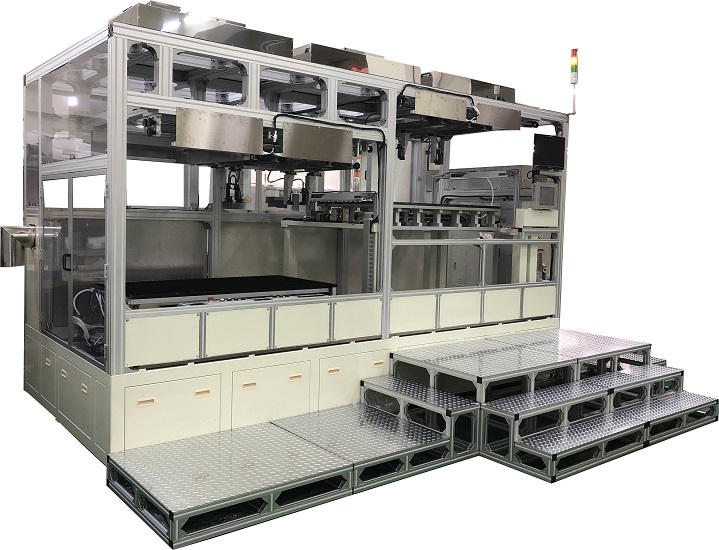 Automotive curved surface lamination machine